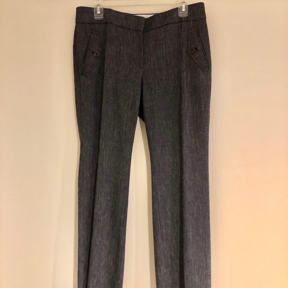 Loft Petite Gray Marisa Trouser
